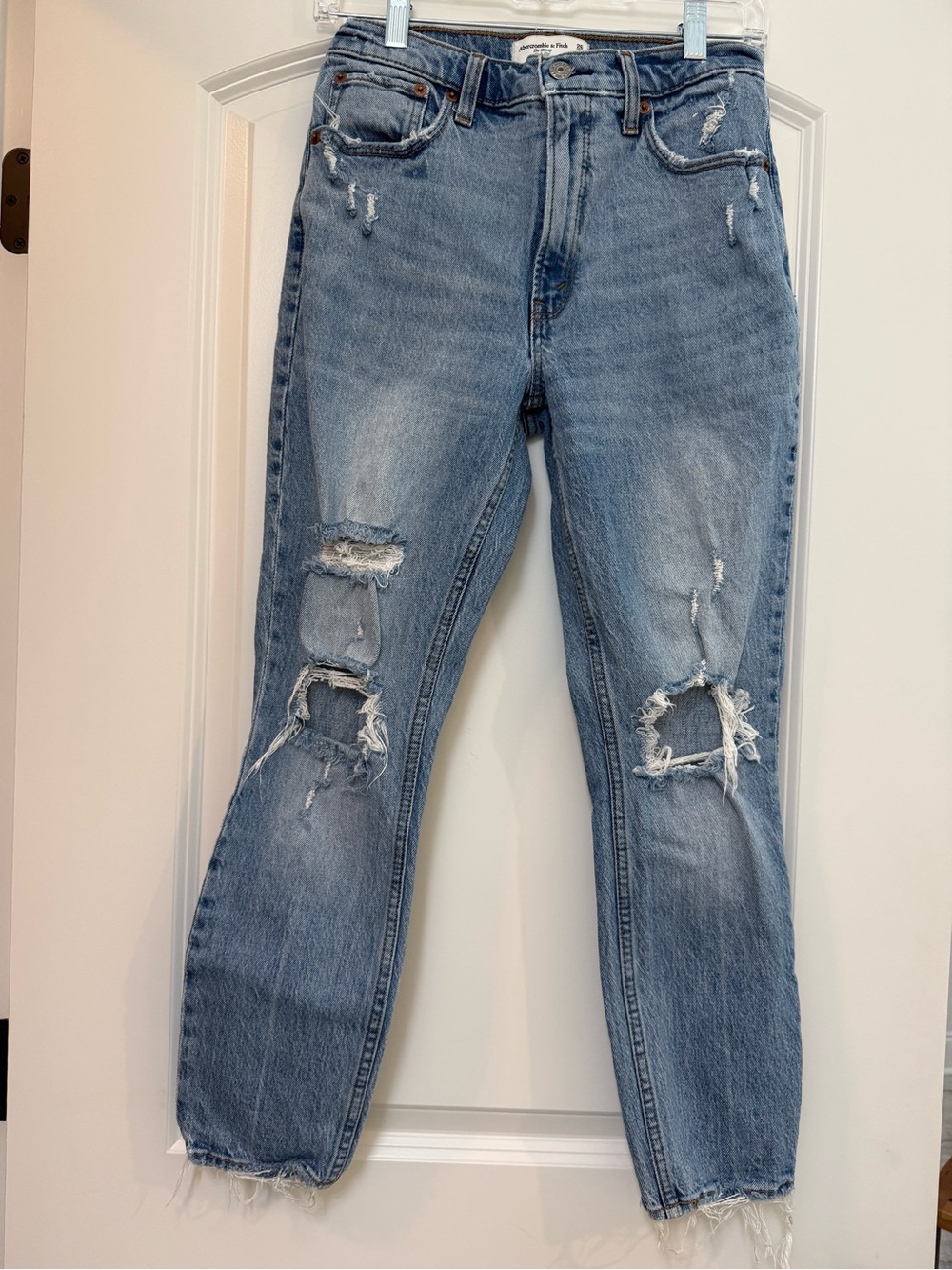 Distressed Skinny high rise Jeans for Women